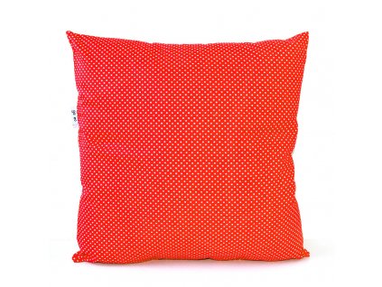 GADEO dekorační povlak na polštář LITTLE DOTS RED (Rozměr 50x50 cm)