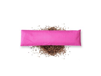 GADEO nahřívací pohankový bederní polštářek LITTLE DOTS FUCHSIE do mikrovlnky