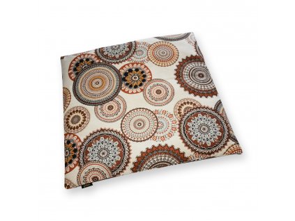 GADEO meditační podložka, matrace MANDALA hnědá