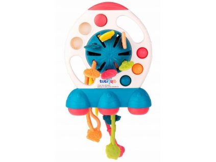 DUMEL Senzorická hračka Raketa s barevnými lanky, TULIFUN