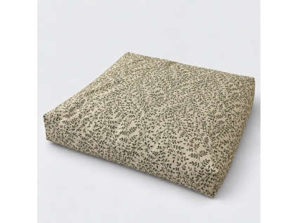 Botanical Linen Floor Cushion