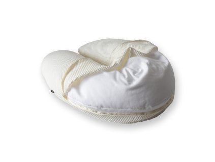 GADEO Kojicí a relaxační polštář MINKY světle růžová  multifunkční, těhotenský, MAXI