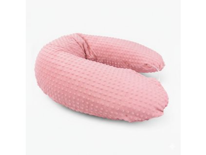 GADEO Kojicí a relaxační polštář MINKY růžová  multifunkční, těhotenský, MAXI