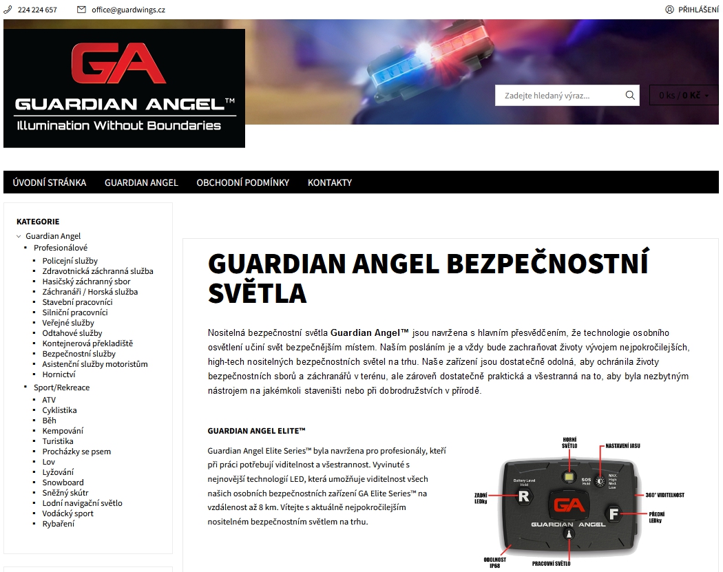 Guardian Angel Bezpečnostní světla