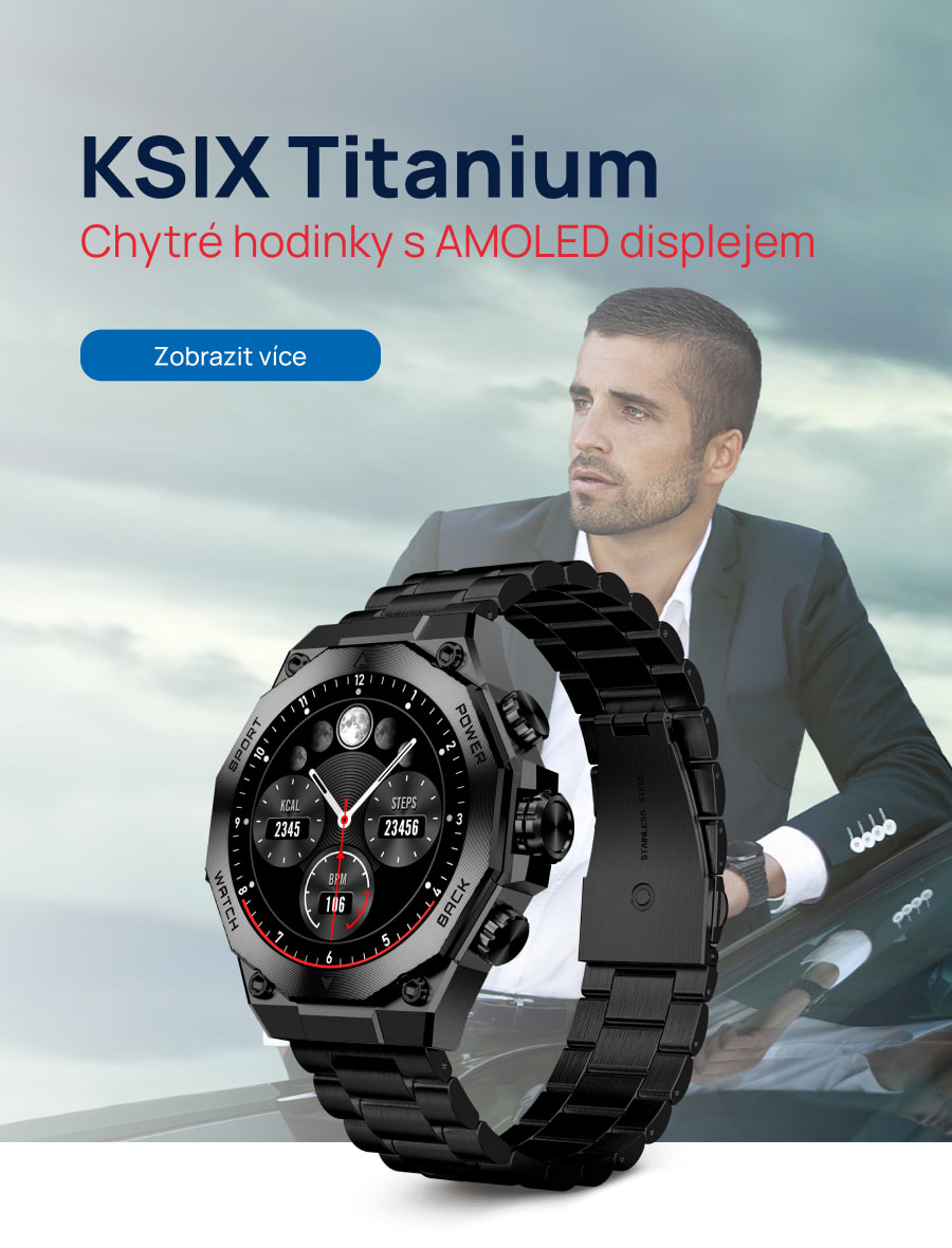 KSIX Titanium chytré hodinky