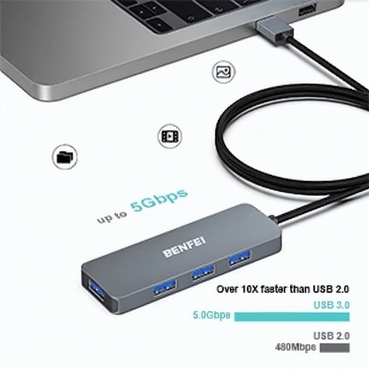 BENFEI USB 3.0 Hub BENFEI USB 3.0 Hub
