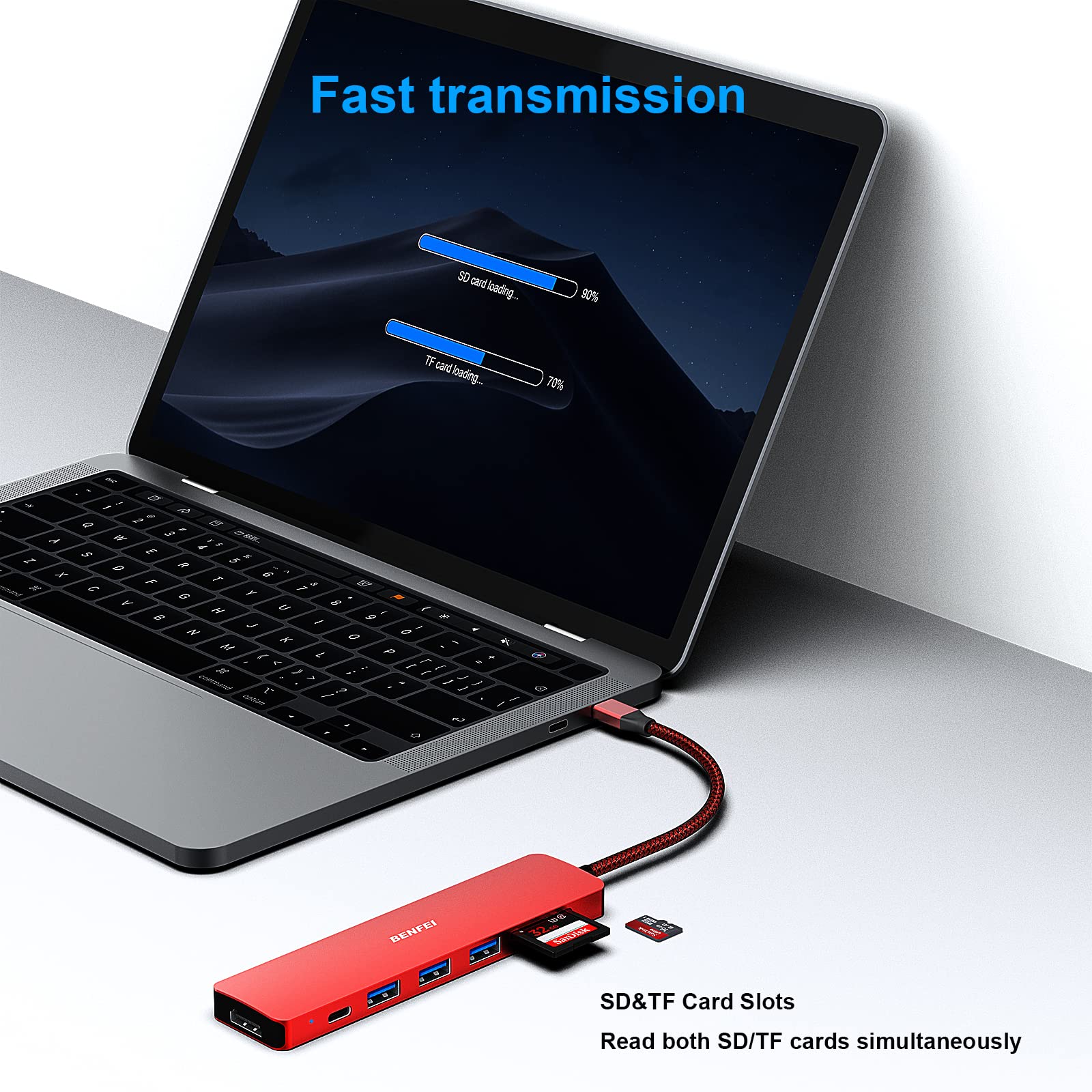 BENFEI USB-C HUB 7v1 BENFEI USB-C HUB 7v1