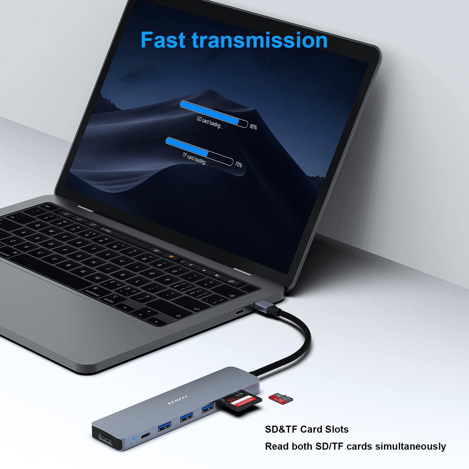 BENFEI USB-C HUB 7v1 BENFEI USB-C HUB 7v1