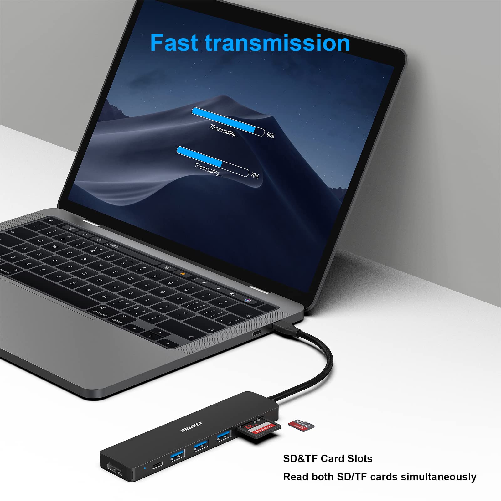 BENFEI USB-C HUB 7v1 BENFEI USB-C HUB 7v1