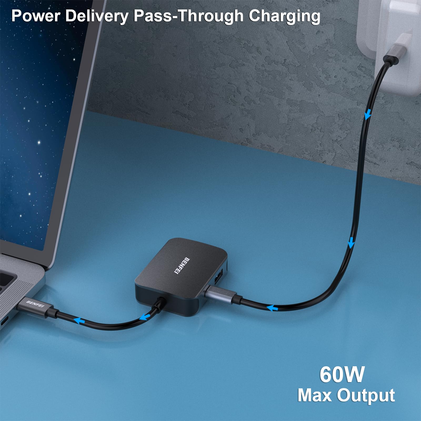 BENFEI USB-C HUB 5v1 BENFEI USB-C HUB 5v1
