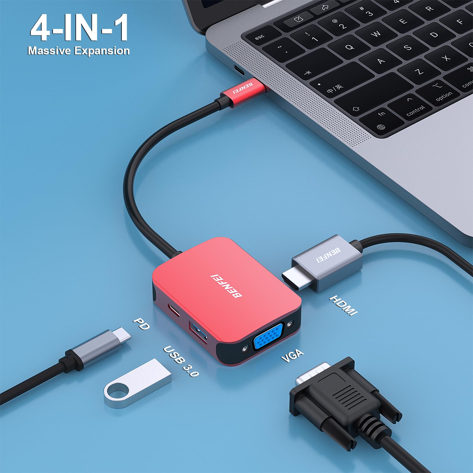 BENFEI USB-C HUB 5v1 BENFEI USB-C HUB 5v1