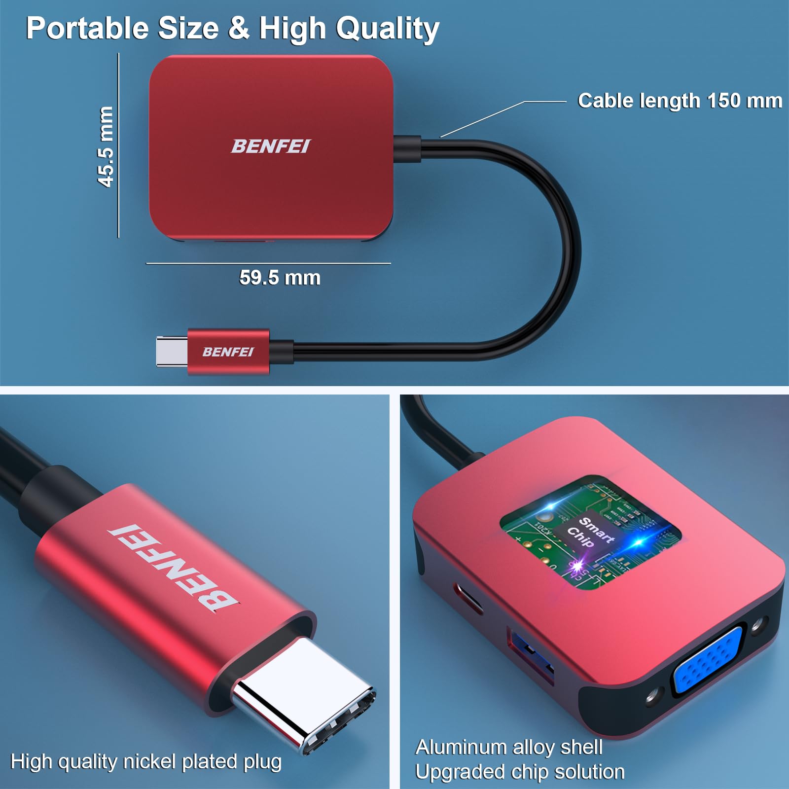 BENFEI USB-C HUB 5v1 BENFEI USB-C HUB 5v1
