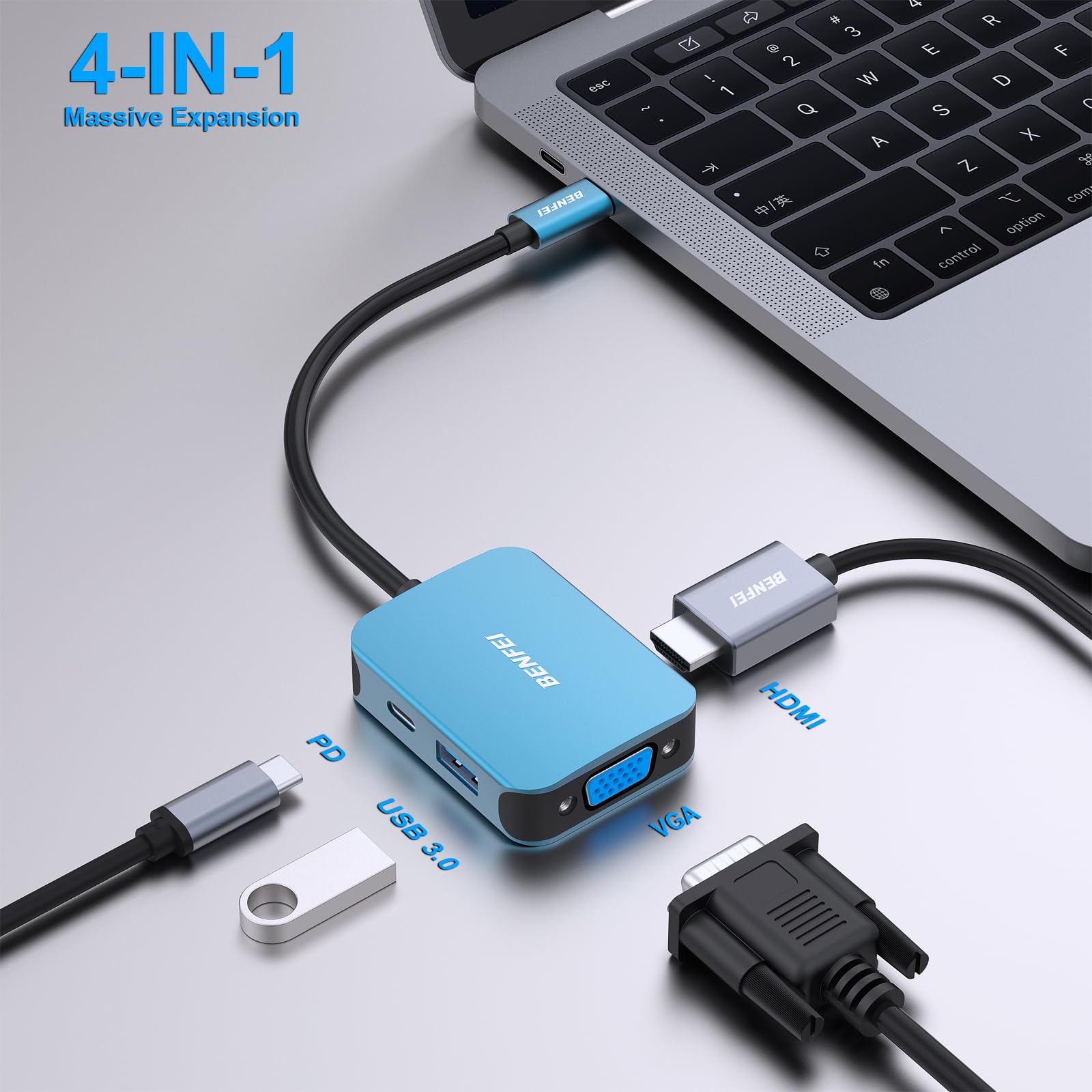 BENFEI USB-C HUB 5v1 BENFEI USB-C HUB 5v1