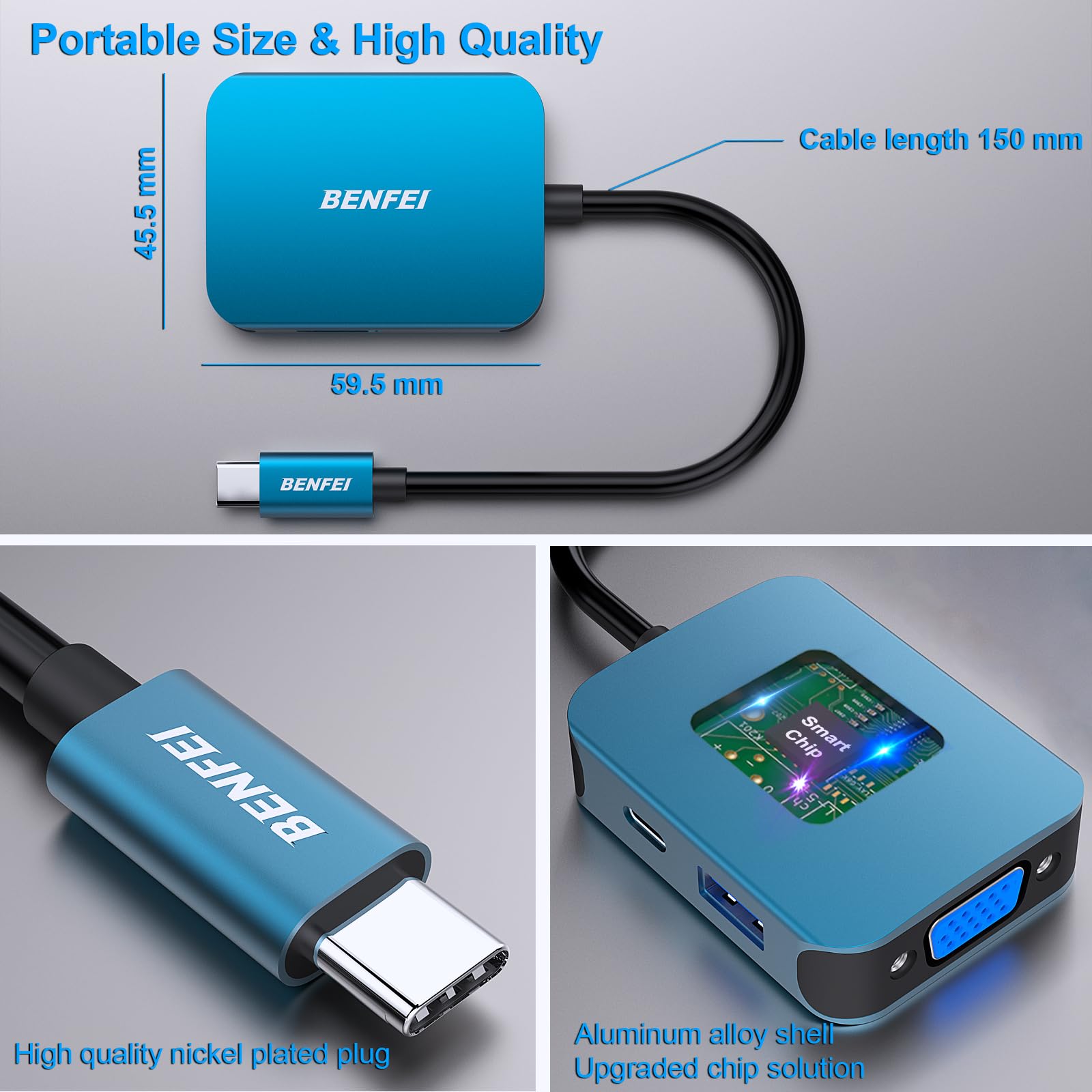 BENFEI USB-C HUB 5v1 BENFEI USB-C HUB 5v1
