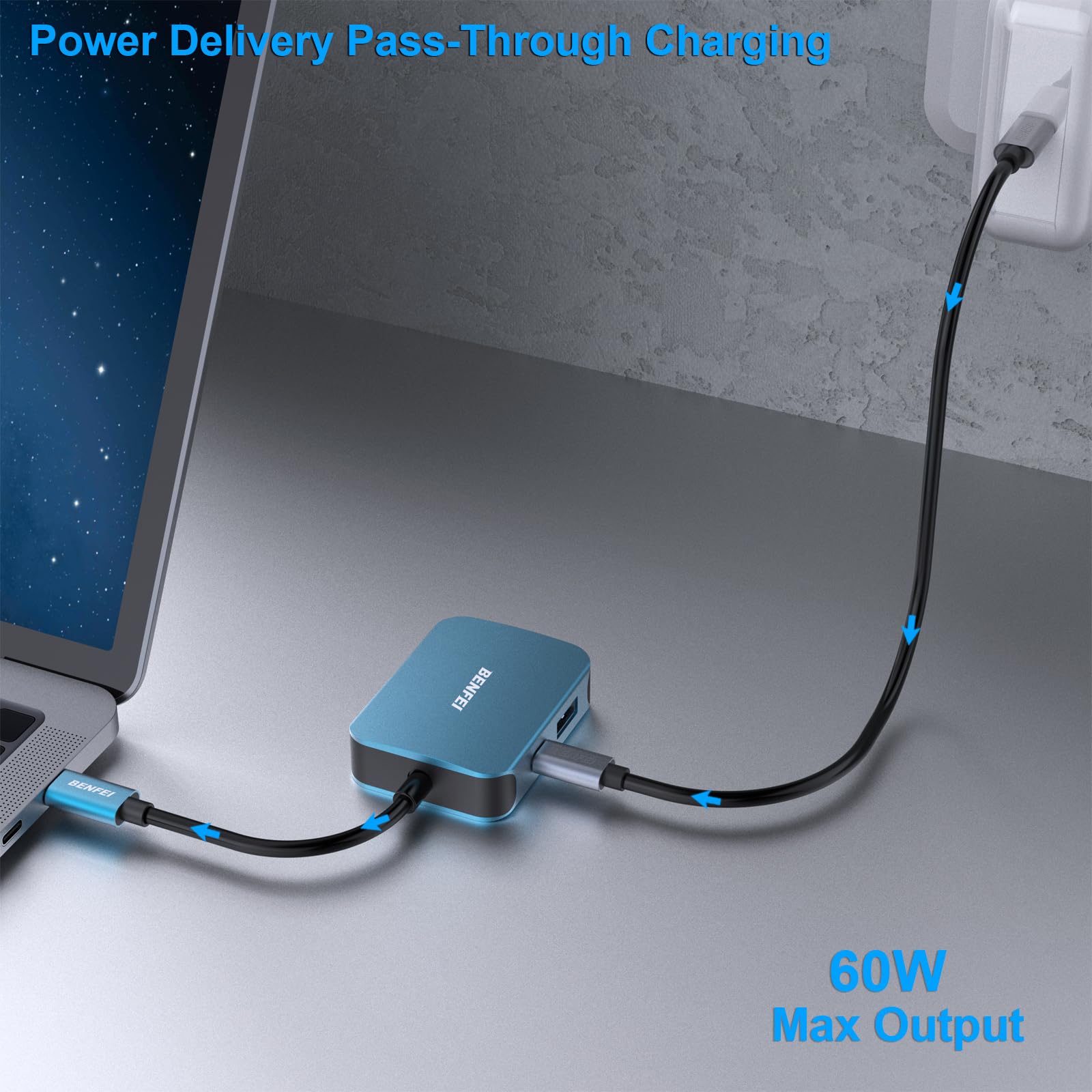 BENFEI USB-C HUB 5v1 BENFEI USB-C HUB 5v1