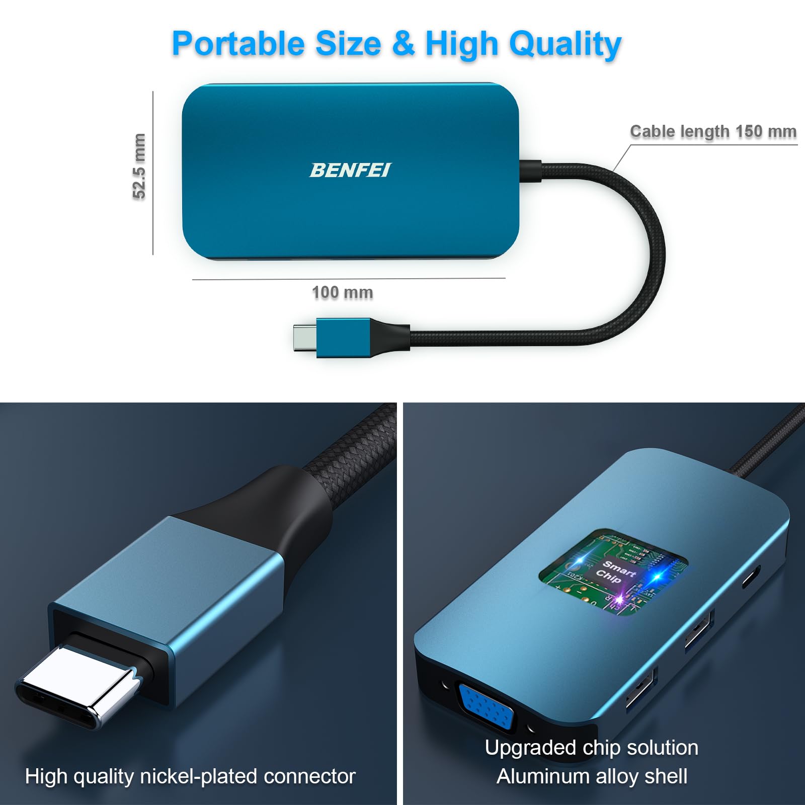 BENFEI USB-C HUB 8v1 BENFEI USB-C HUB 8v1