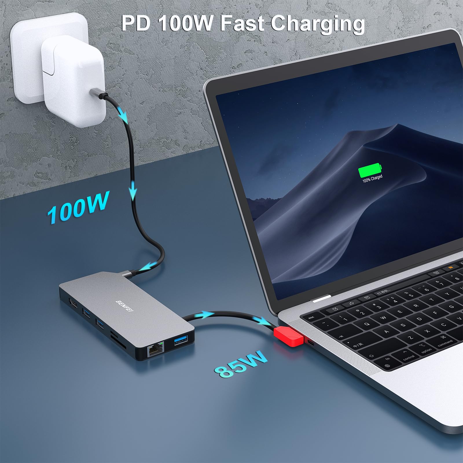 BENFEI USB-C HUB 9v1 BENFEI USB-C HUB 9v1