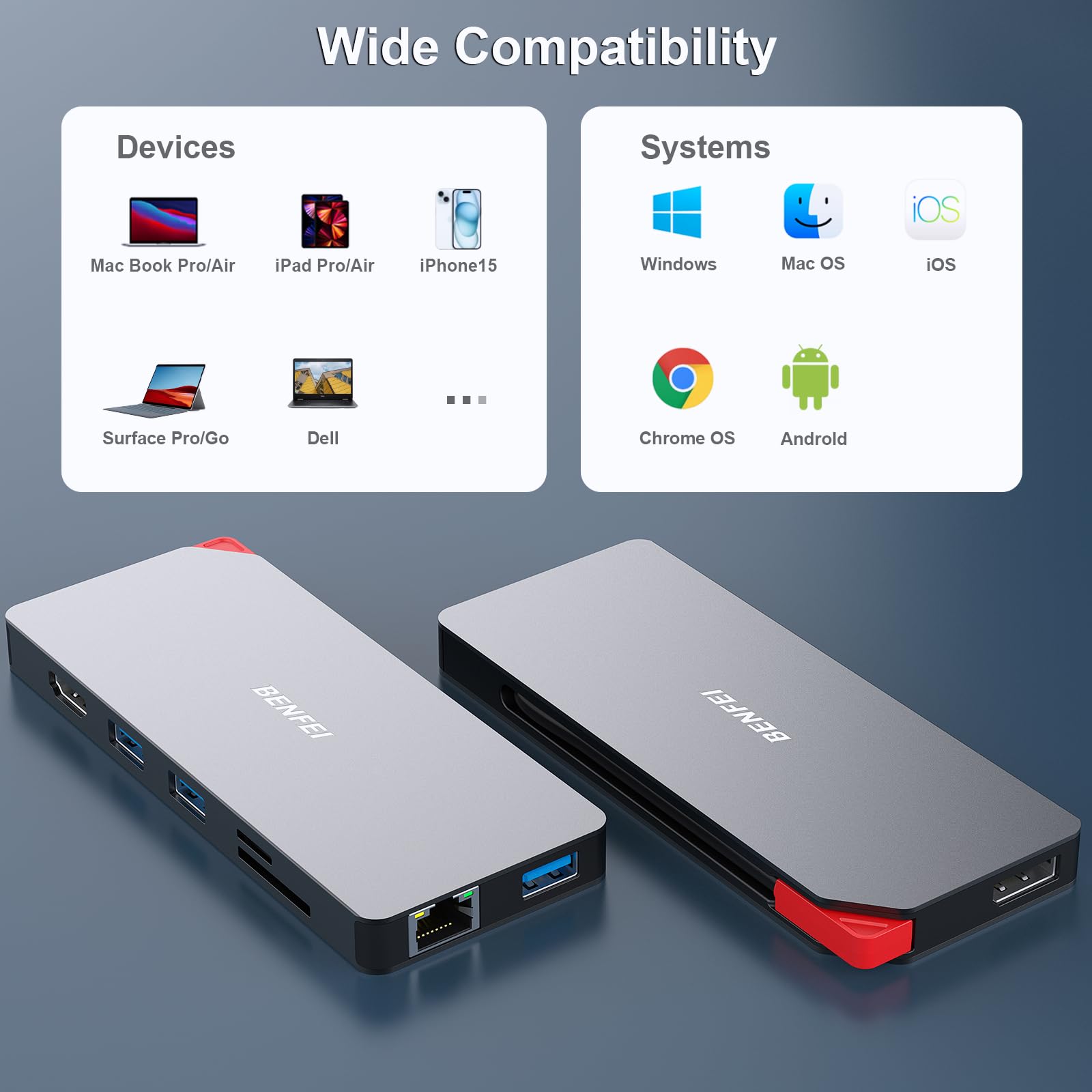 BENFEI USB-C HUB 9v1 BENFEI USB-C HUB 9v1