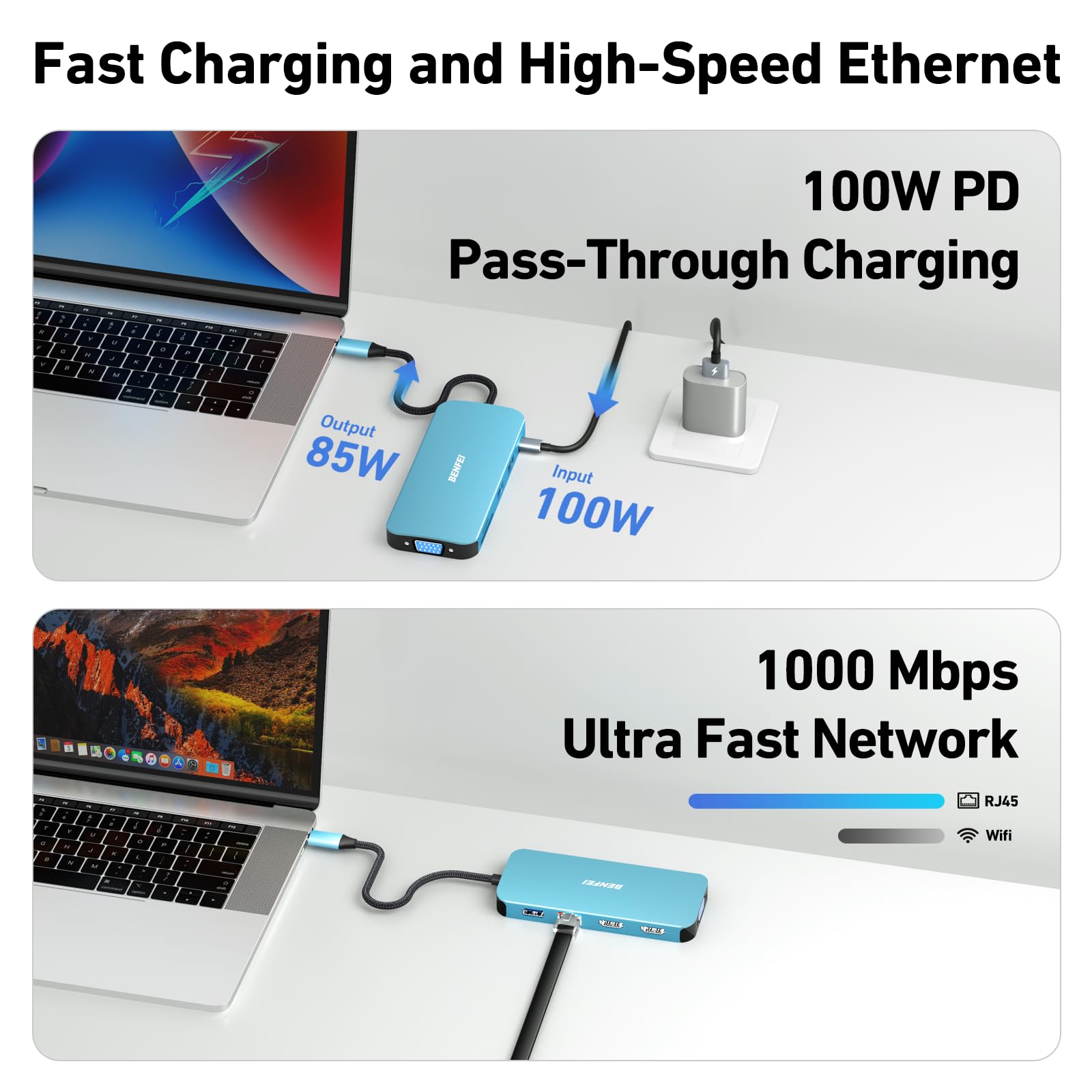 BENFEI USB-C HUB 11v1 BENFEI USB-C HUB 11v1