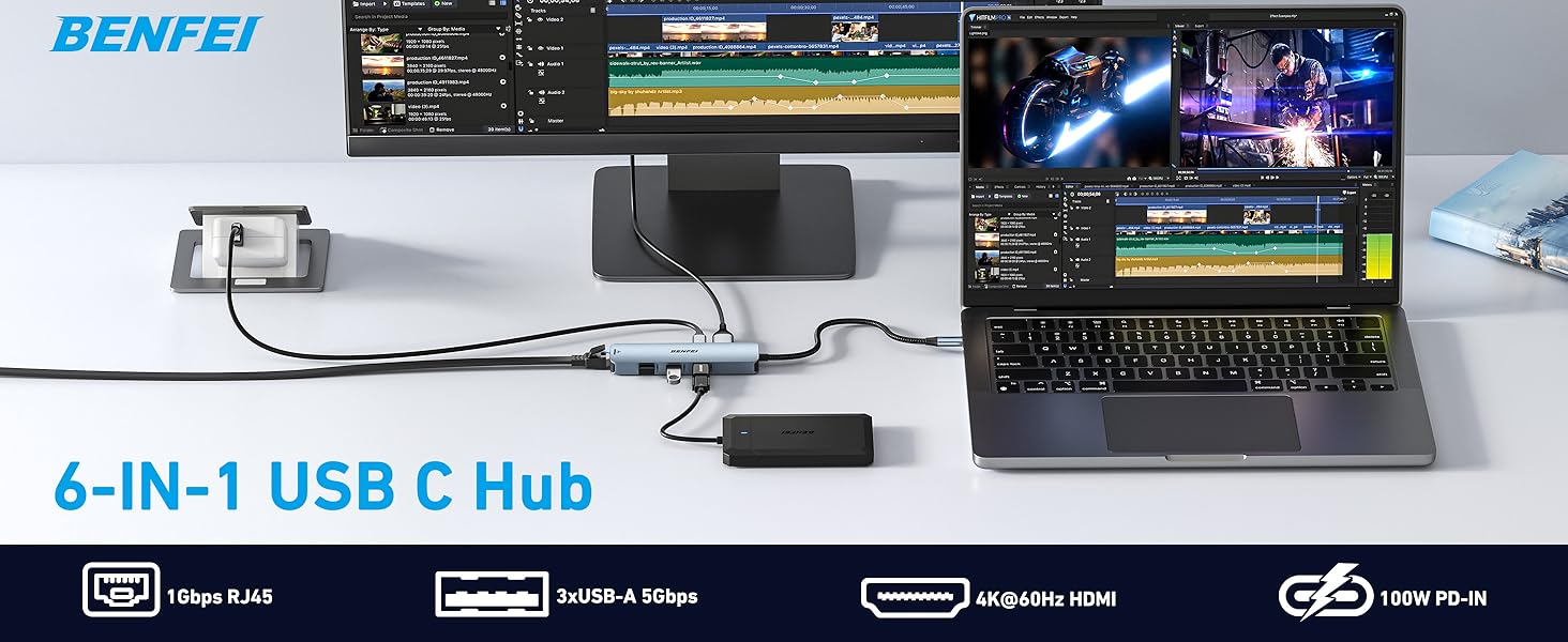 BENFEI 6v1 USB HUB BENFEI 6v1 USB HUB