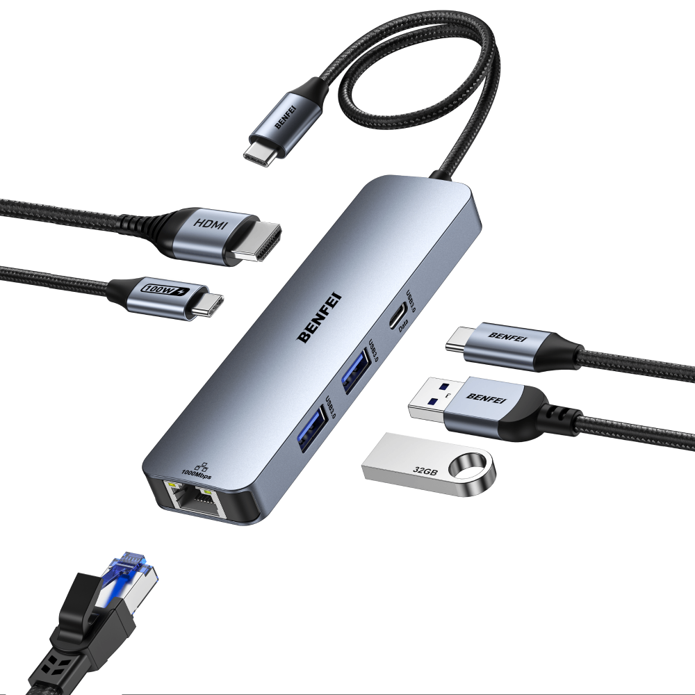 BENFEI 6v1 USB-C HUB BENFEI 6v1 USB-C HUB