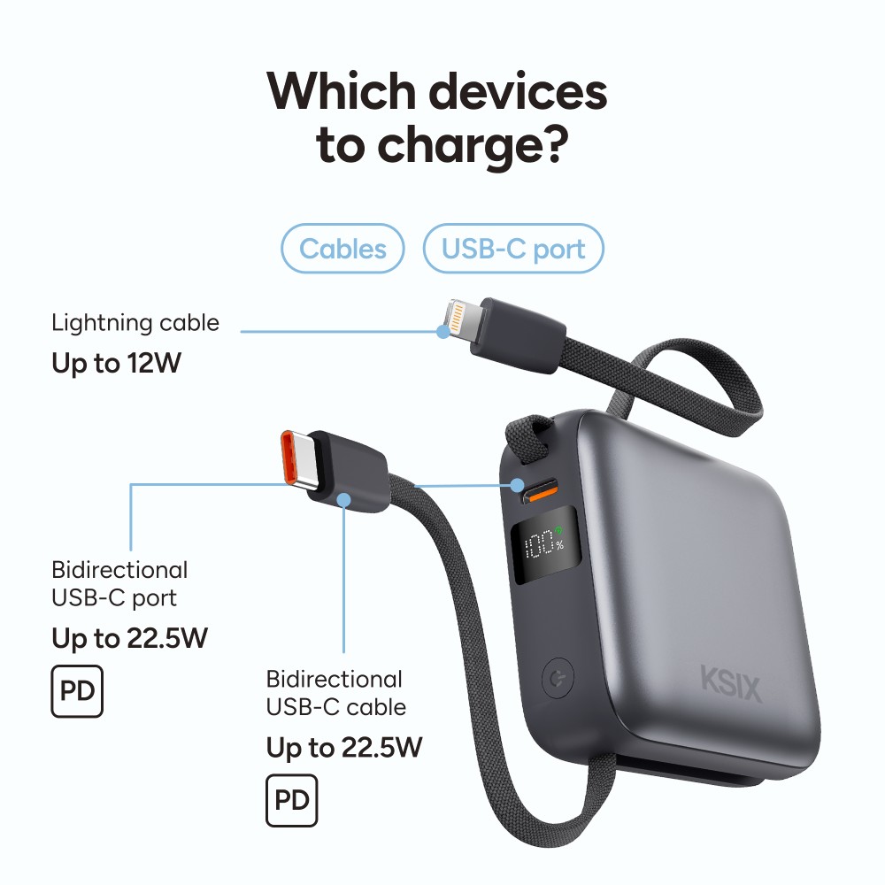 Ksix 10 000 mAh powerbanka
