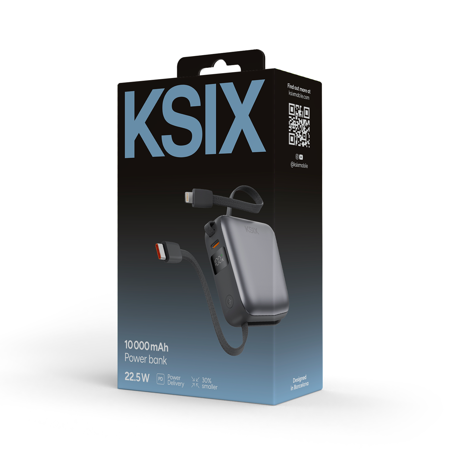 Ksix 10 000 mAh powerbanka