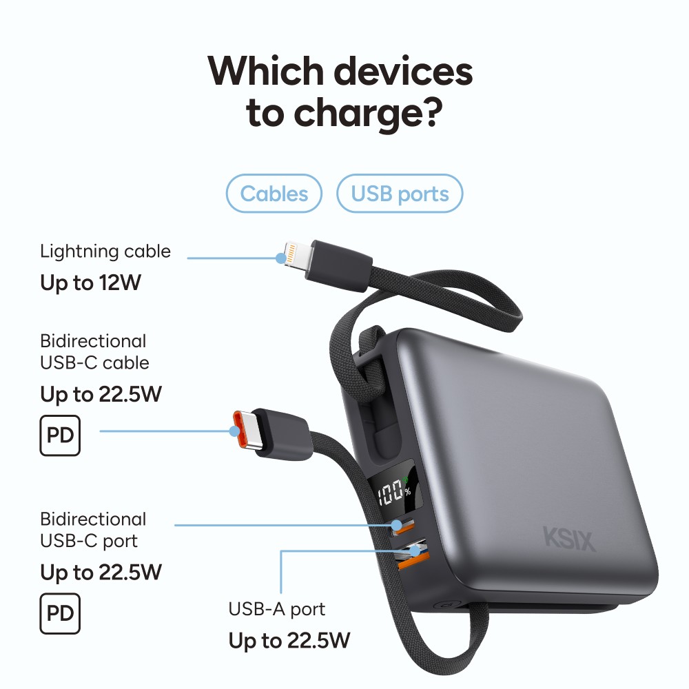 Ksix 20 000 mAh powerbanka