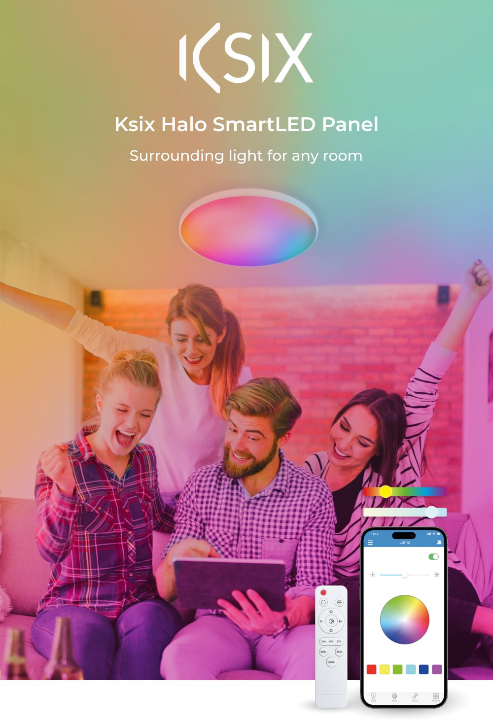 Ksix stropní svítidlo Halo Ksix stropní svítidlo Halo