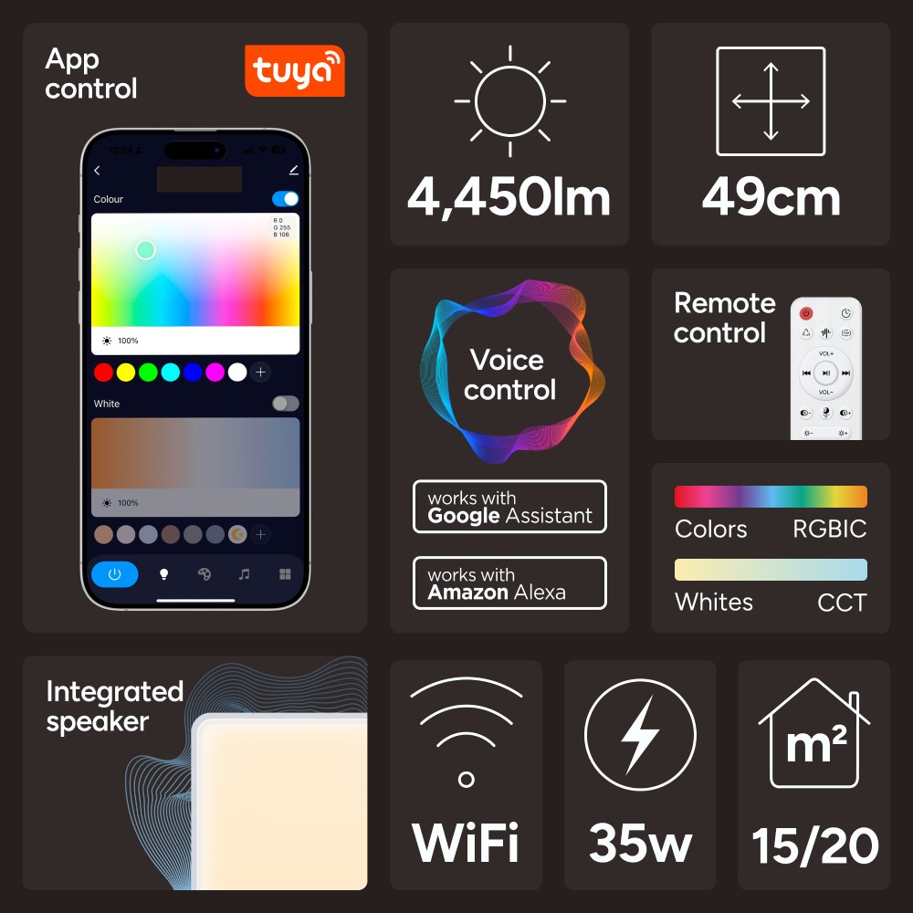 KSIX Stellar Plus stropní svítidlo