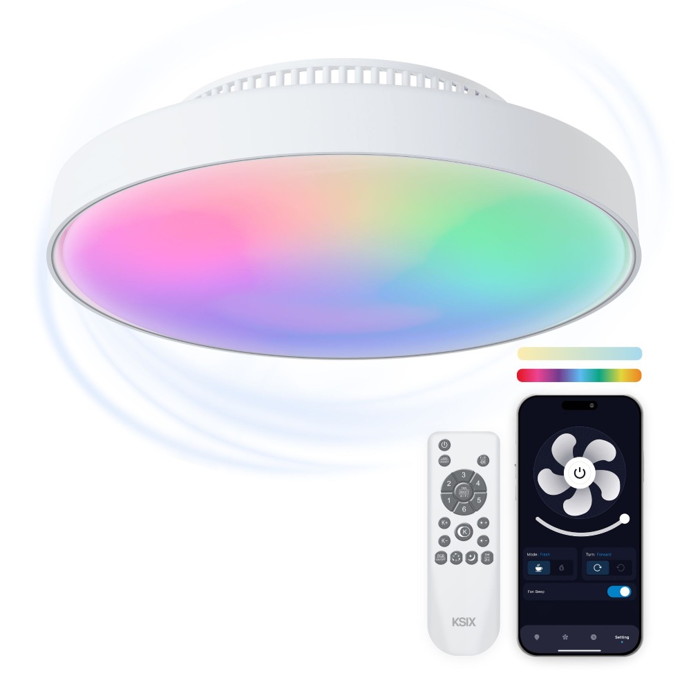 Ksix Mistral stropní světlo a větrák