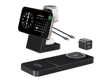 1280 invzi bezdratova nabijecka magfree transform 3v1 pro iphone 15 apple watch a airpods