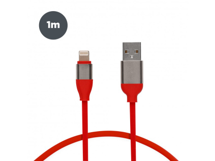 data cable usb to lightning 2a red