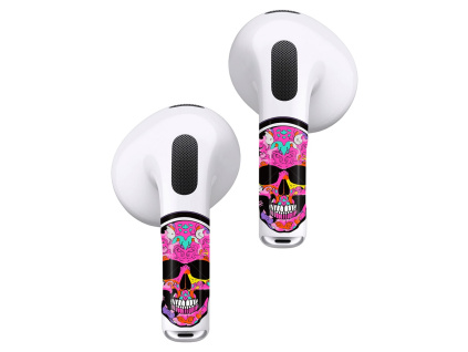 1779 rockmax art skin pro airpods 3 barevna lebka