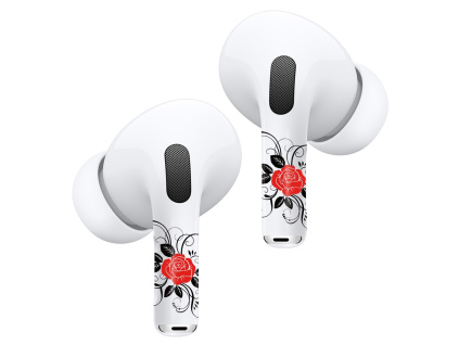 RockMax Art Skin pro AirPods Pro 2 / Pro / AirPods 4 - Růže