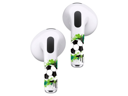 RockMax Art Skin pro AirPods 3 - Fotbalový míč