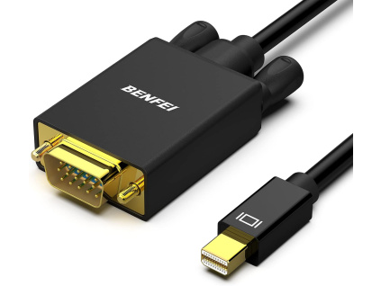 BENFEI Mini DisplayPort na VGA kabel 1,8 m (černý)