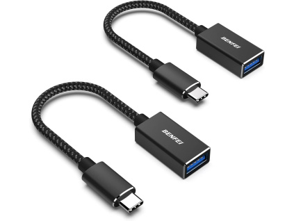 BENFEI USB-C na USB 3.0 adaptér, balení 2 kusů, černý