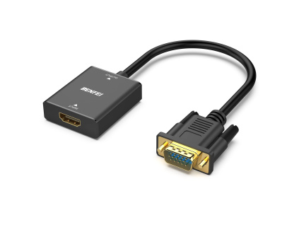 BENFEI HDMI na VGA adaptér s audio výstupem (černý)