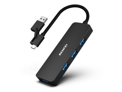BENFEI USB 3.0 Hub 4-Port (černý)