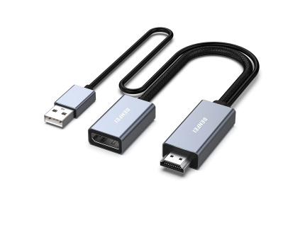 BENFEI HDMI na DisplayPort adaptér (šedý)