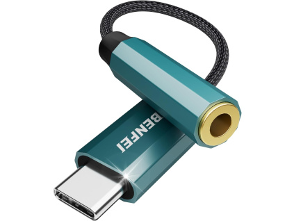 BENFEI USB-C na Headphone Jack kabel, 1,8 m (modrý)