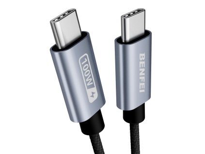 BENFEI kabel USB-C na USB-C 100W, fast charging, délka 2 m