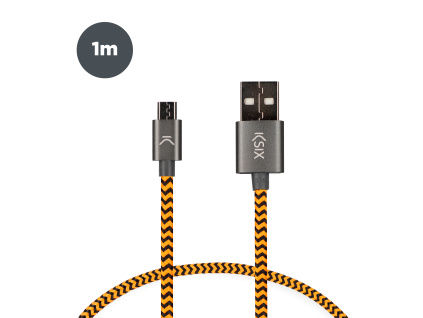 1706 1 ksix nabijeci a datovy kabel usb na micro usb textilni