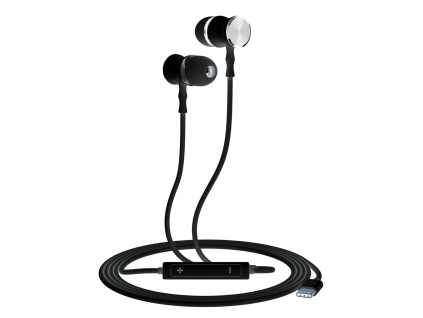 1550 1 ksix usb c sluchatka mikrofon s ovladanim hlasitosti