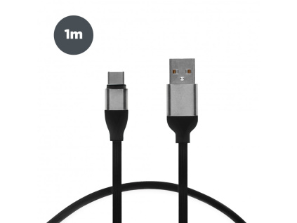 usb a to usb c contact 20 w charge and data cable fast charge 1 m black