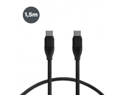 usb c to usb c contact 20 w charge and data cable fast charge 1 m black