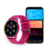 ksix core smartwatch amoled 143 display 5 days aut health and sport modes calls voice assistan