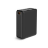 ksix nano 20000 mah powerbank pocket size power delivery 225 w usb c to usb c cable simultaneous charge black (3)
