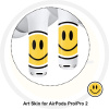 RockMax Art Skin pro AirPods Pro 2 / Pro / AirPods 4 - Smile